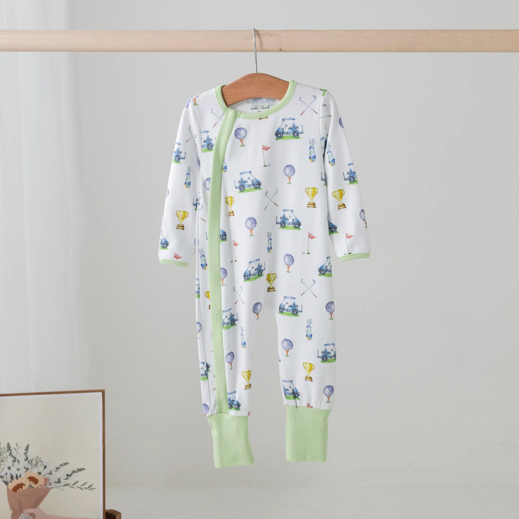 Pajama Masters Organic Cotton Pajama Set by Nola Tawk, Southern food gift detail photo 2