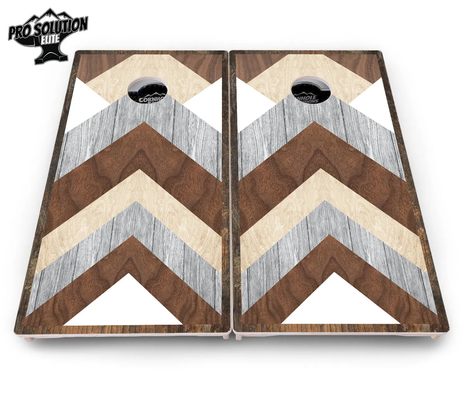 Pallet Wood Cornhole Board - Pro Solution Elite Series by Cornhole Solutions, custom cornhole board detail photo 4