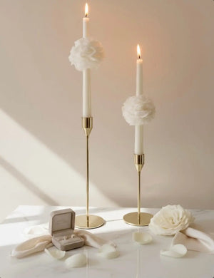 Peony Taper by Believe Candle, scented candle detail photo 2