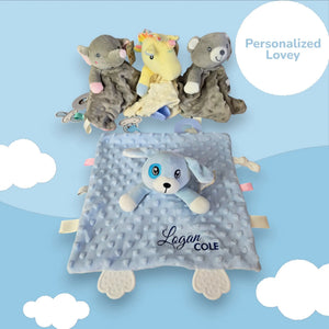 Personalized Baby Lovey by EverLee Creations, children's boutique clothing main product photo