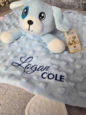 Personalized Baby Lovey by EverLee Creations, children's boutique clothing detail photo 4