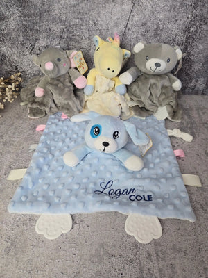 Personalized Baby Lovey by EverLee Creations, children's boutique clothing detail photo 6