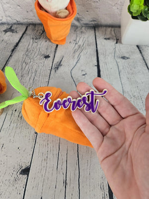 Personalized Bunny Rabbit Key Chain by EverLee Creations, Southern home decor detail photo 11