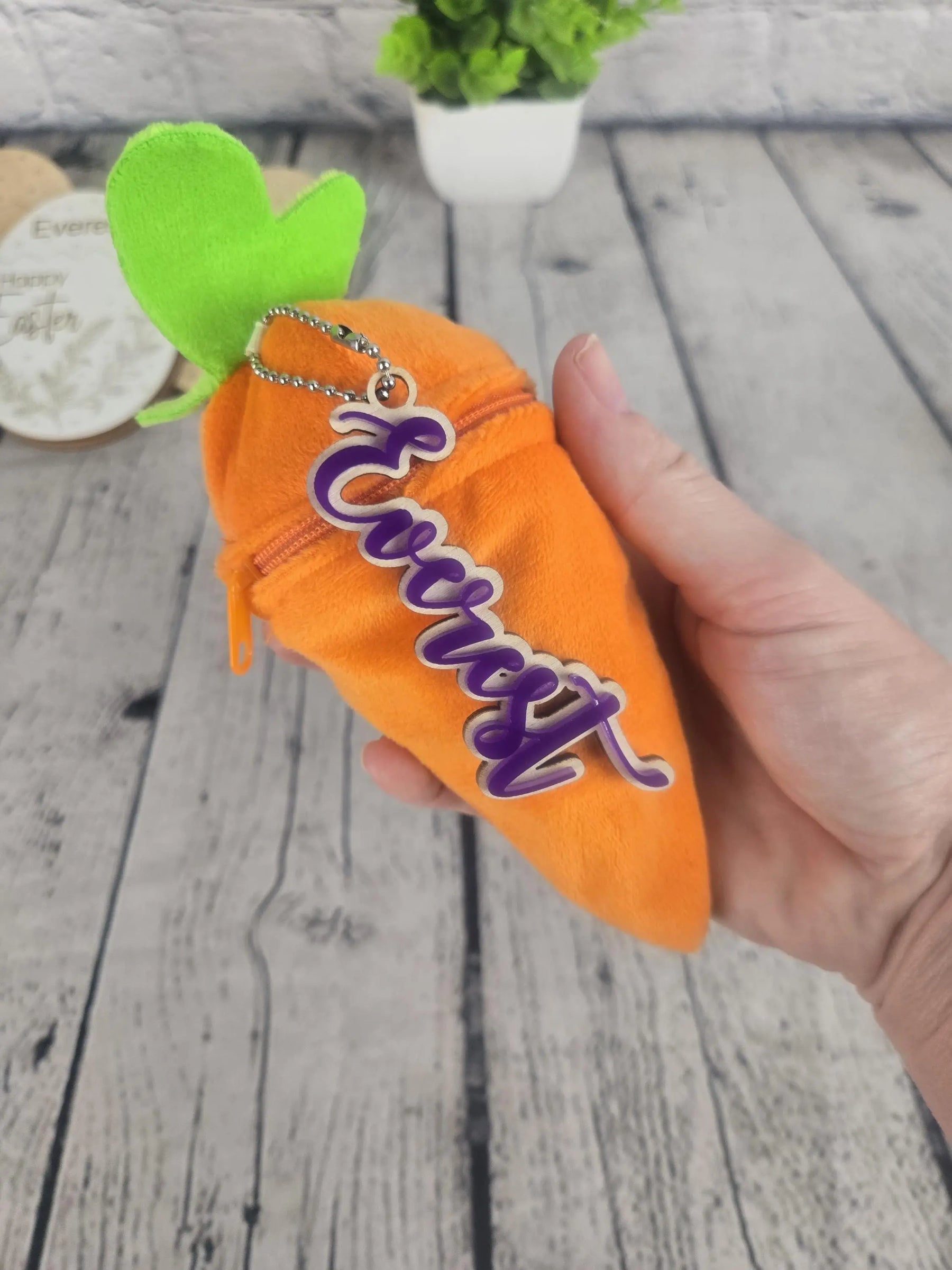 Personalized Bunny Rabbit Key Chain by EverLee Creations, Southern home decor detail photo 12