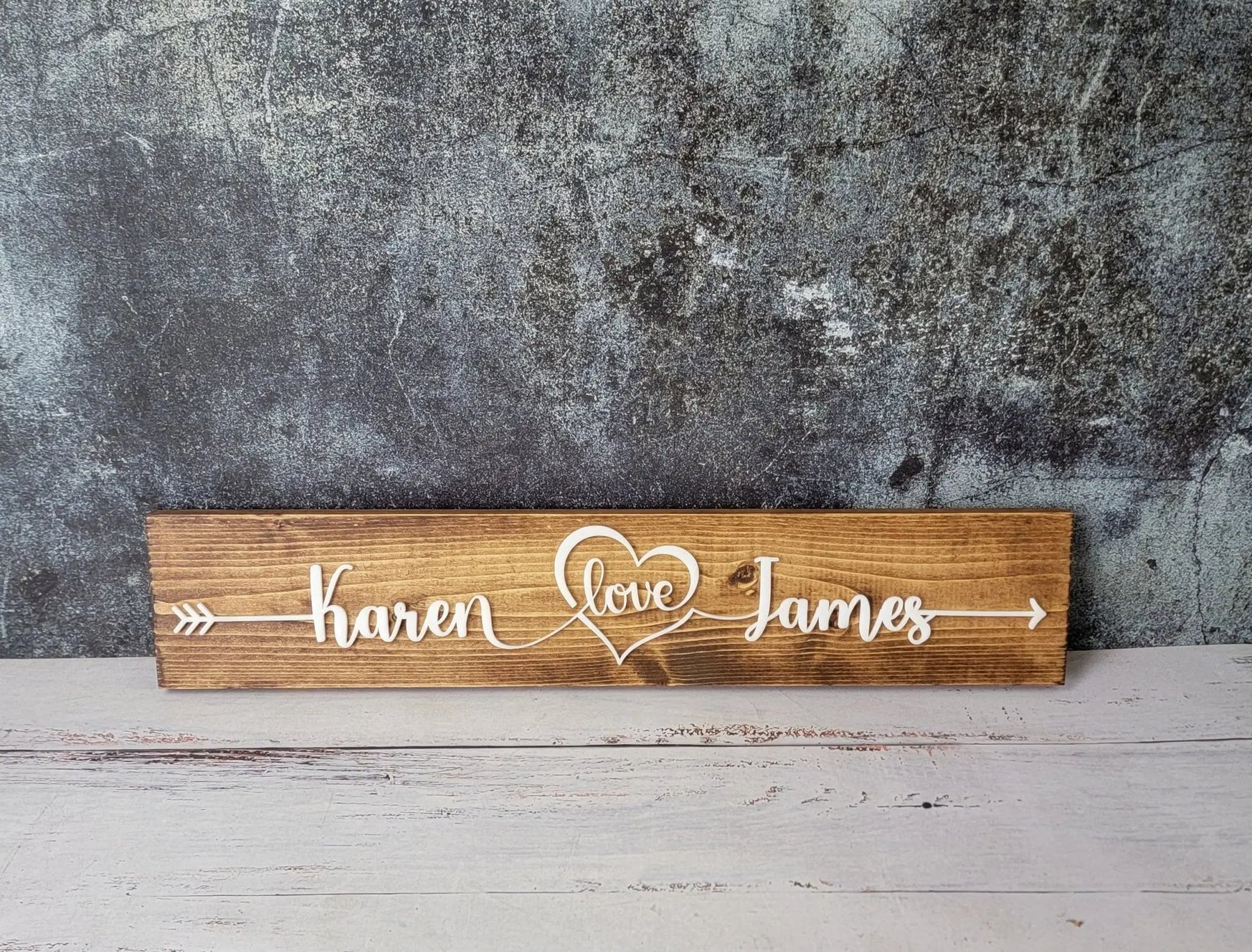 Personalized Couples Name Pallet Sign by EverLee Creations, Southern home decor detail photo 2