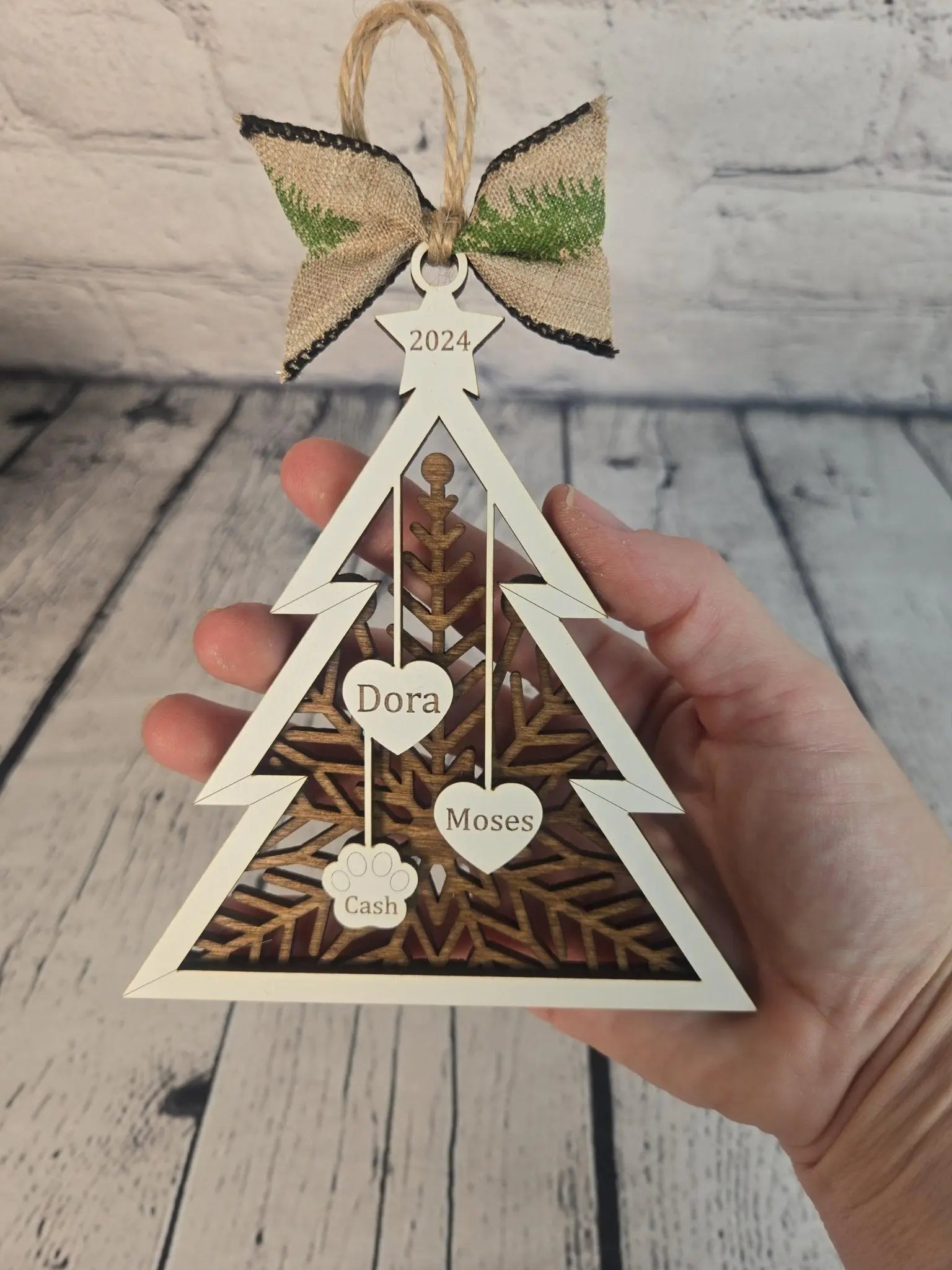 Personalized Family Tree Ornament EverLee Creations