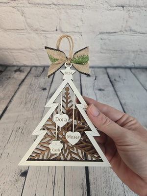 Personalized Family Tree Ornament by EverLee Creations, Southern home decor detail photo 5