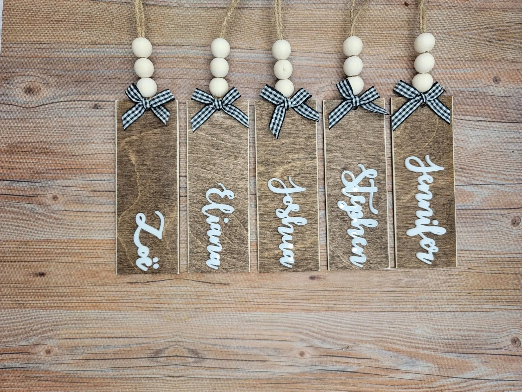 Personalized Stocking Tag by EverLee Creations, ornament detail photo 2