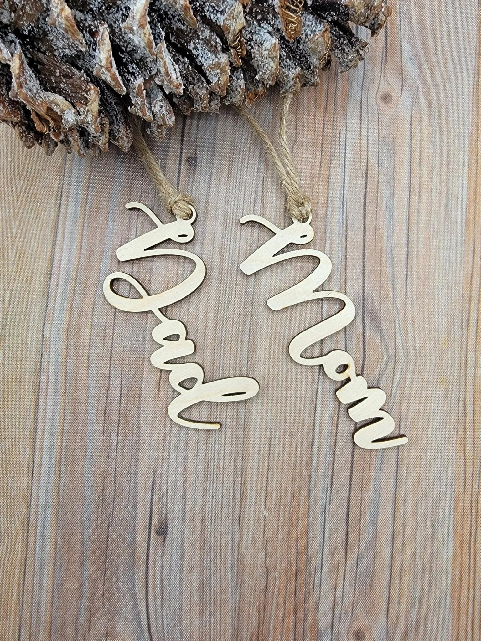 Personalized Stocking Tag Ornament,Personalized Christmas Stocking Tag- Family Names by EverLee Creations, Southern home decor detail photo 4