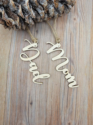 Personalized Stocking Tag Ornament,Personalized Christmas Stocking Tag- Family Names by EverLee Creations, Southern home decor detail photo 4