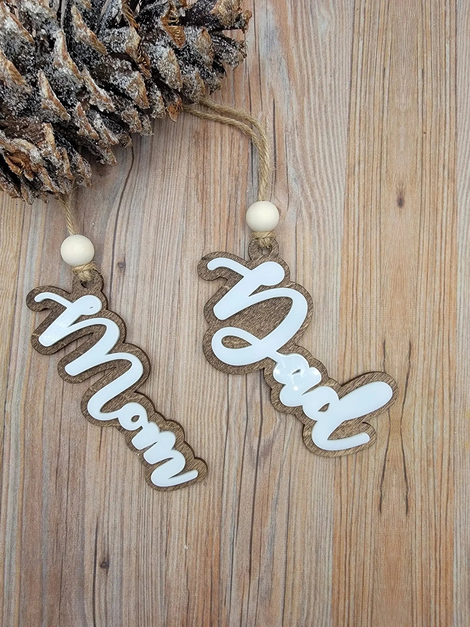 Personalized Stocking Tag Ornament,Personalized Christmas Stocking Tag- Family Names by EverLee Creations, Southern home decor detail photo 5