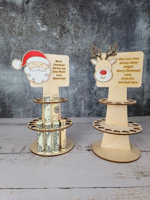 Personalized Tiered Christmas Money Cake by EverLee Creations, greeting & note cards detail photo 3