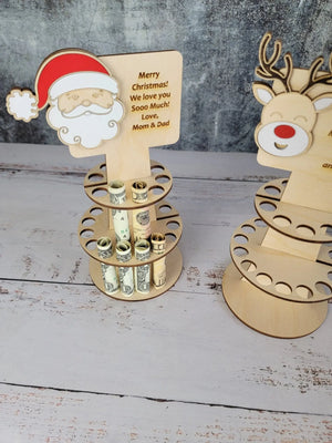 Personalized Tiered Christmas Money Cake by EverLee Creations, greeting & note cards detail photo 5