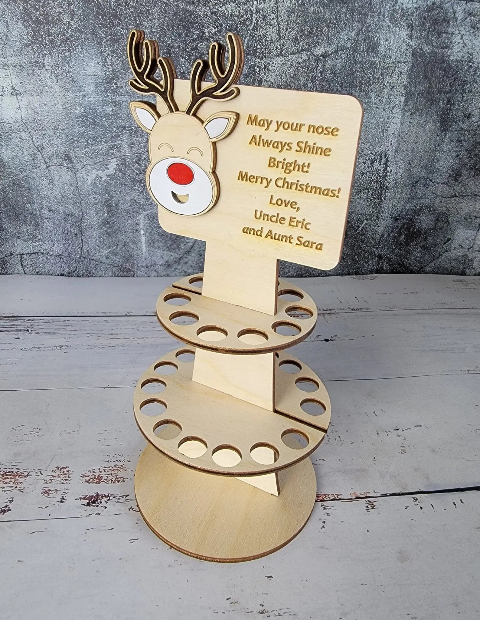 Personalized Tiered Christmas Money Cake by EverLee Creations, greeting & note cards detail photo 7