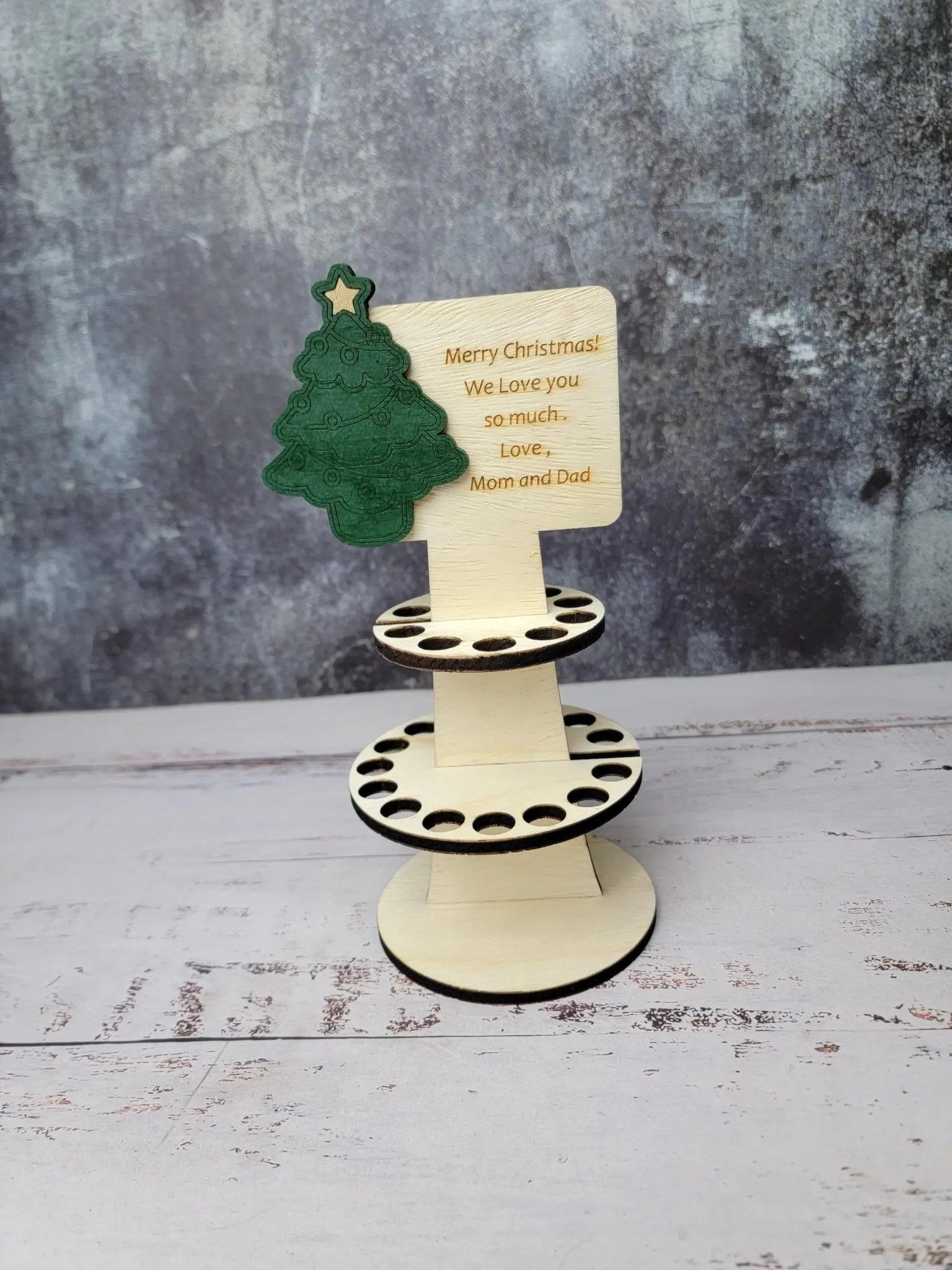 Personalized Tiered Christmas Money Cake by EverLee Creations, greeting & note cards detail photo 10