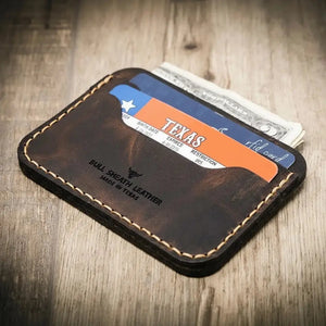 Bull Sheath Leather slim card wallet