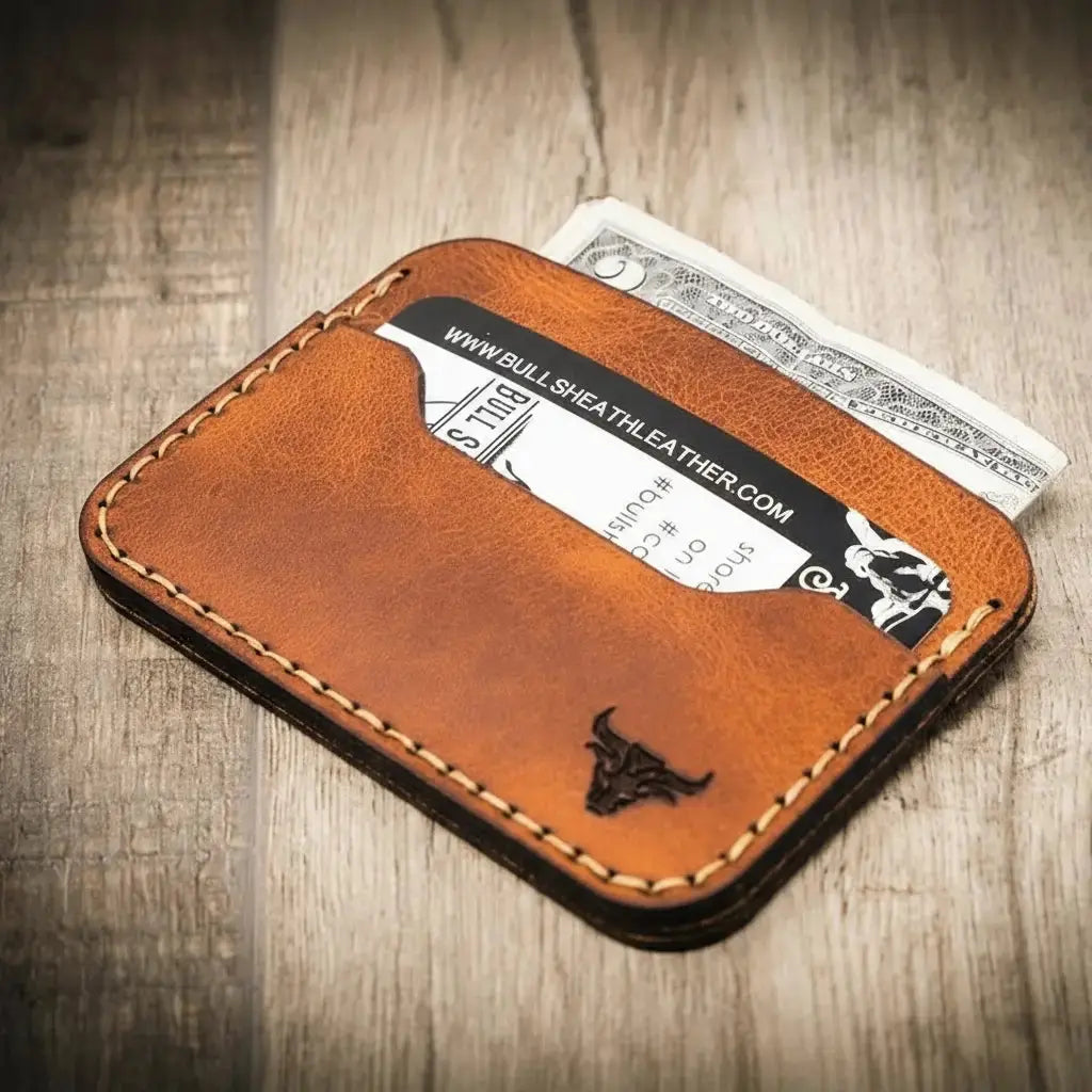Pflugerville Card Wallet by Bull Sheath Leather, paper gift detail photo 11