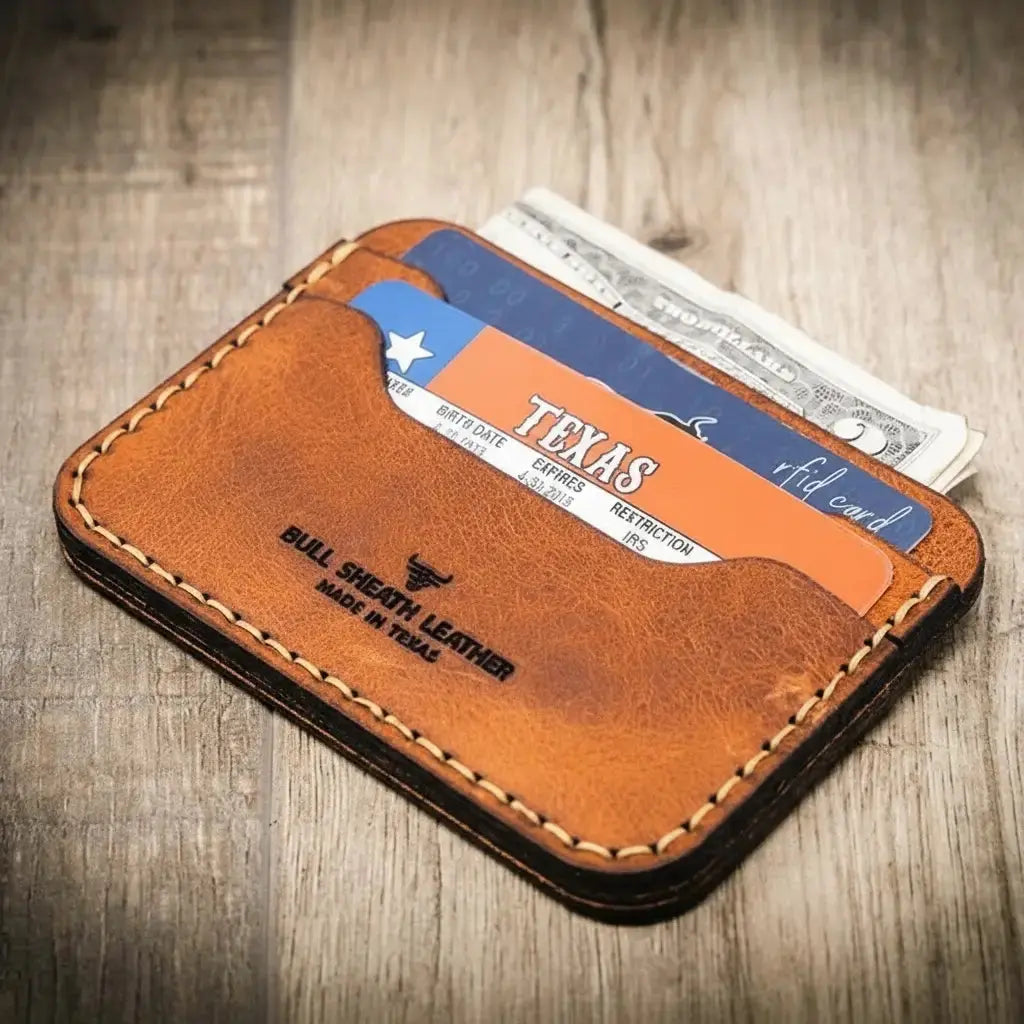 Pflugerville Card Wallet by Bull Sheath Leather, paper gift detail photo 14