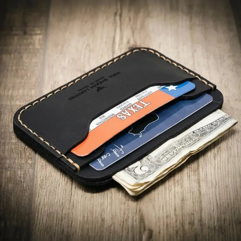 Pflugerville Card Wallet by Bull Sheath Leather, paper gift detail photo 16