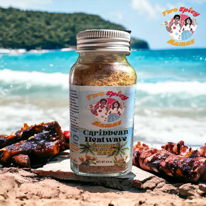 Caribbean Heatwave Gourmet Seasoning Blend by Two Spicy Mamas, Southern food gift main product photo