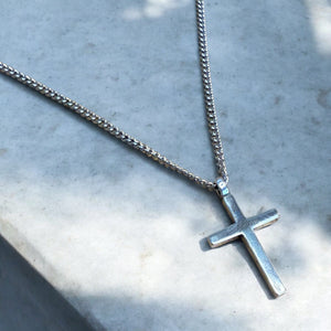 FAITH Classic Cross Necklace - Sterling Silver by Forged By Fire — view 11 of 14