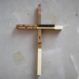 Piano Key Crosses by Dennehey Design Co., Southern home decor detail photo 5