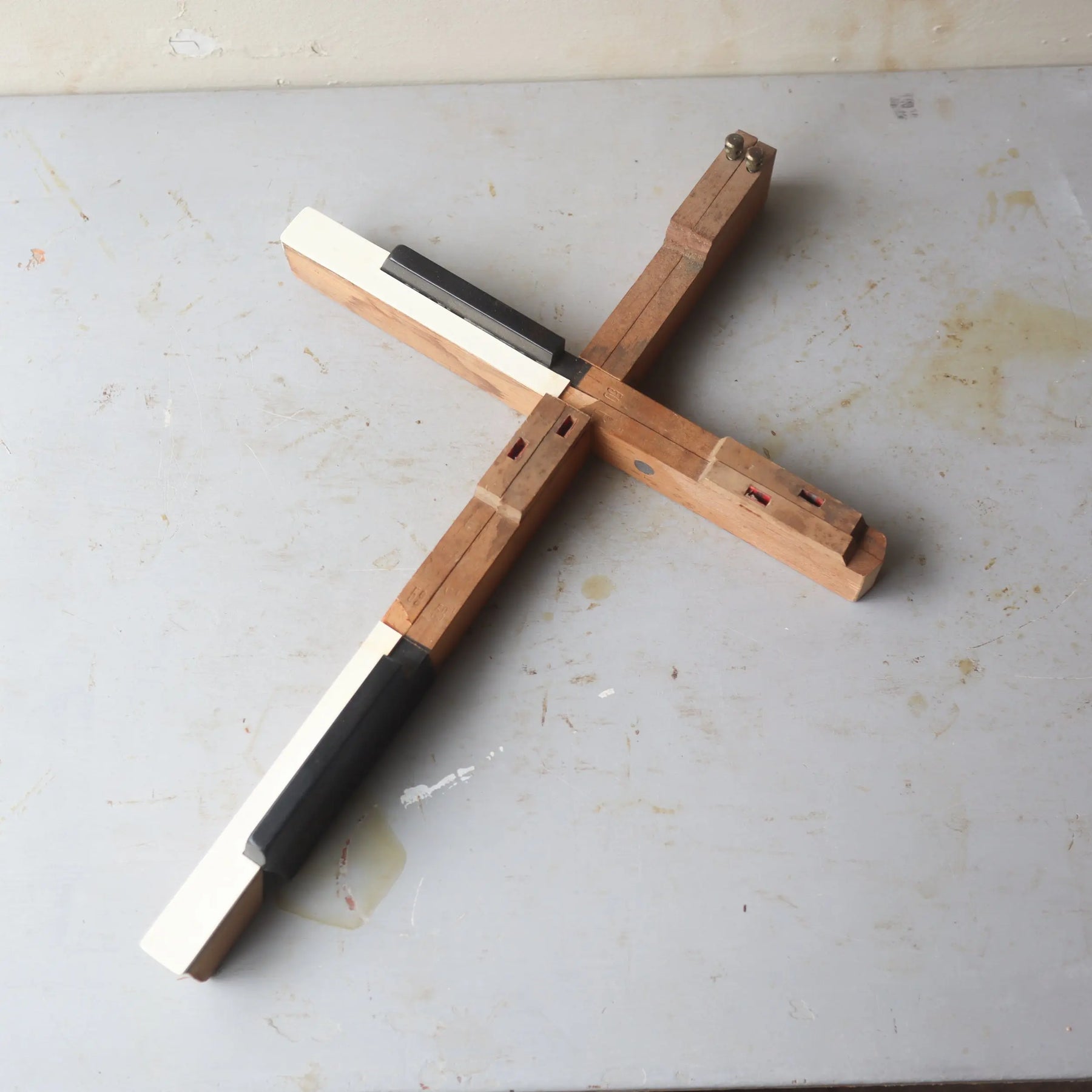 Piano Key Crosses by Dennehey Design Co., Southern home decor detail photo 6