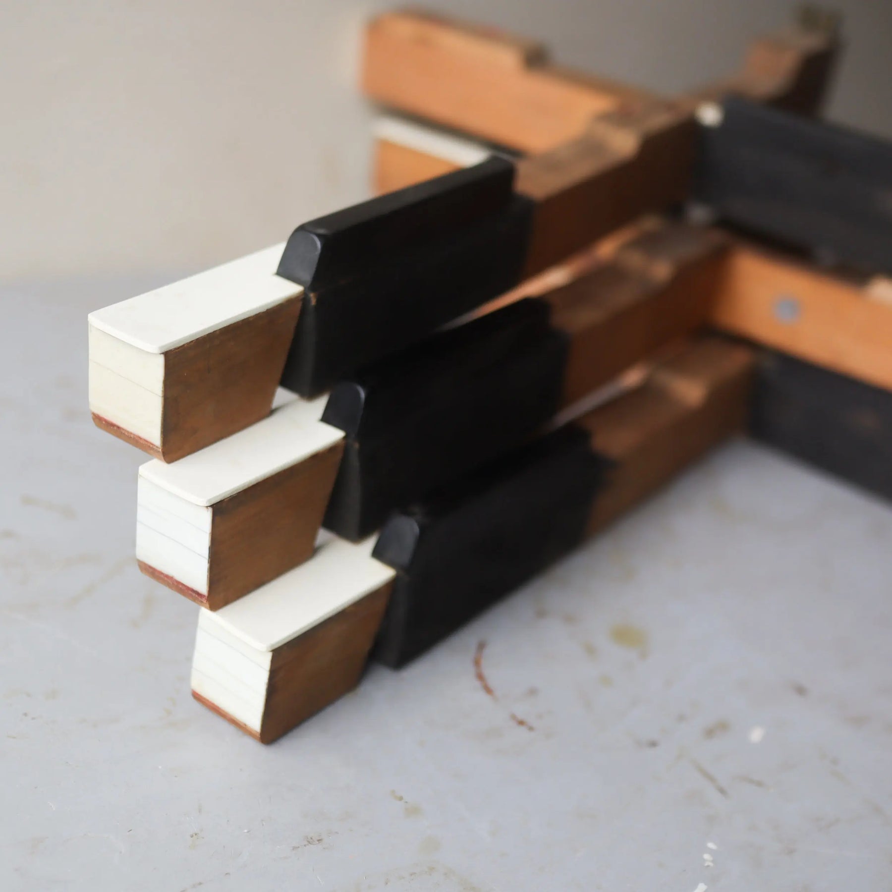 Piano Key Crosses by Dennehey Design Co., Southern home decor detail photo 8