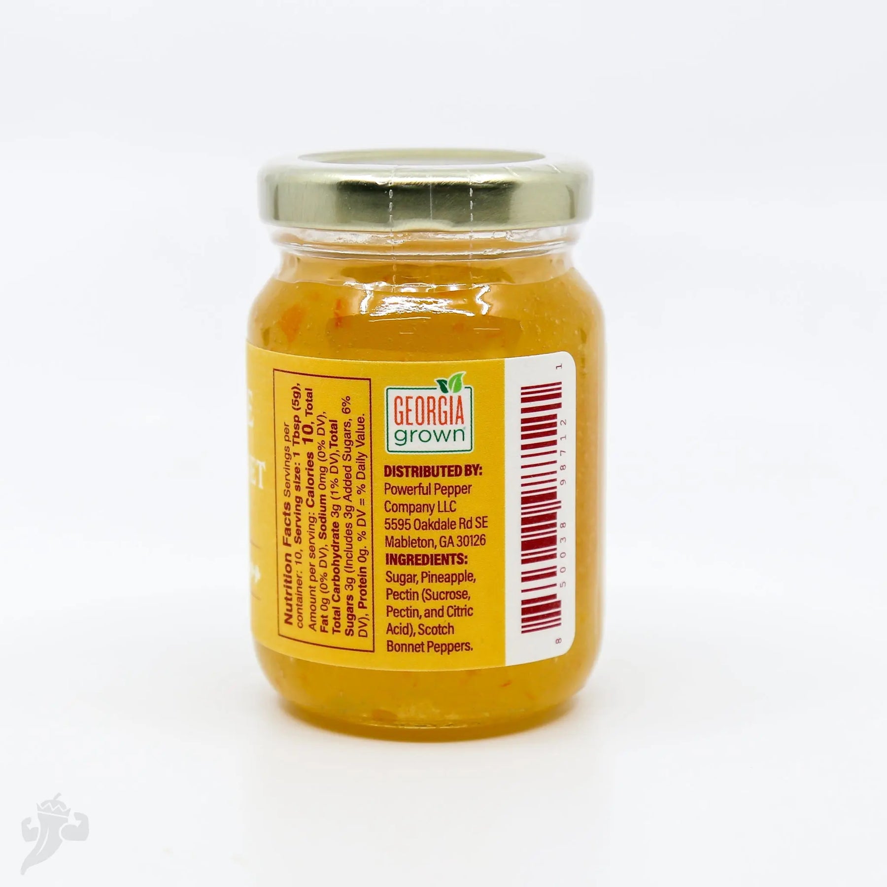 Pineapple Scotch Bonnett Chili Jam by Powerful Pepper Company, Southern food gift detail photo 2