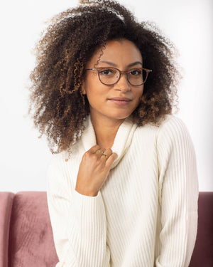 Pinellas - Featherlight Titanium & Wood Eyeglasses