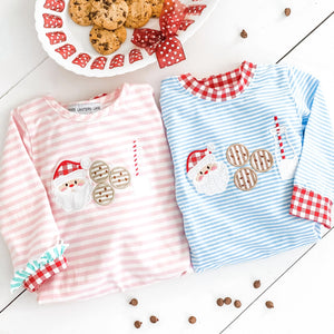 Pink Cookies For Santa Romper by Seven Lantern Lane, Southern lifestyle apparel detail photo 10