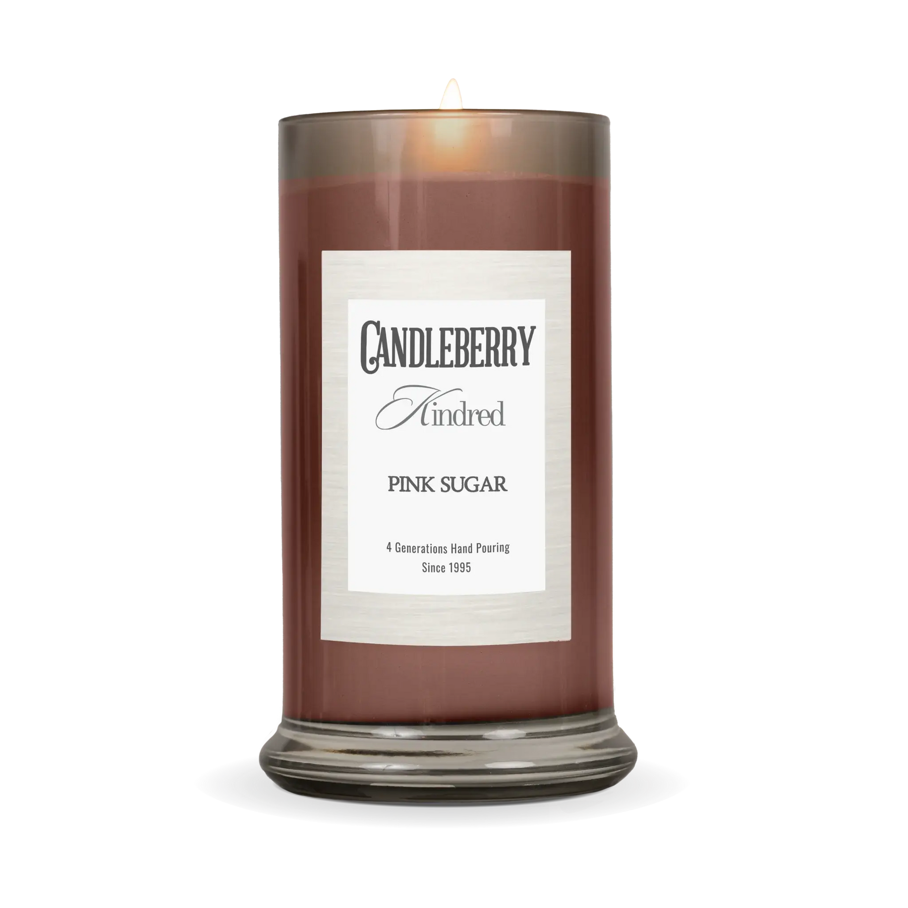 Pink Sugar™, Kindred, Large Jar Candle (Collective) by The Candleberry® Candle Company, scented candle detail photo 2