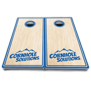 Pinstripe CS Logo Cornhole Boards - All Weather Series by Cornhole Solutions, custom cornhole board detail photo 6
