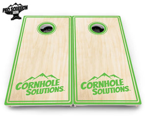 Pinstripe CS Logo Cornhole Boards - Pro Solution Elite Series by Cornhole Solutions, custom cornhole board detail photo 10