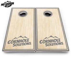 Pinstripe CS Logo Cornhole Boards - Pro Solution Lite Series by Cornhole Solutions, custom cornhole board detail photo 11