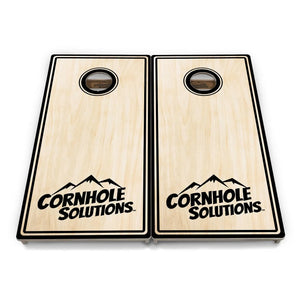 Pinstripe CS Logo Cornhole Boards - Professional Tournament Series by Cornhole Solutions, custom cornhole board detail photo 4