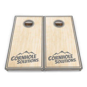 Pinstripe CS Logo Cornhole Boards - Professional Tournament Series by Cornhole Solutions, custom cornhole board detail photo 8