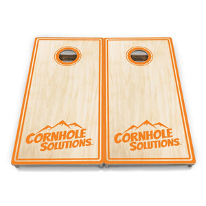 Pinstripe CS Logo Cornhole Boards - Professional Tournament Series by Cornhole Solutions, custom cornhole board detail photo 9