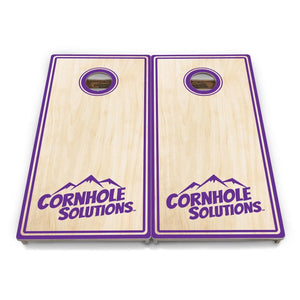 Pinstripe CS Logo Cornhole Boards - Professional Tournament Series by Cornhole Solutions, custom cornhole board detail photo 11