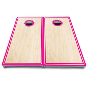 Pinstripe Cornhole Boards - All Weather Series by Cornhole Solutions, custom cornhole board detail photo 11