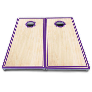 Pinstripe Cornhole Boards - All Weather Series by Cornhole Solutions, custom cornhole board detail photo 12
