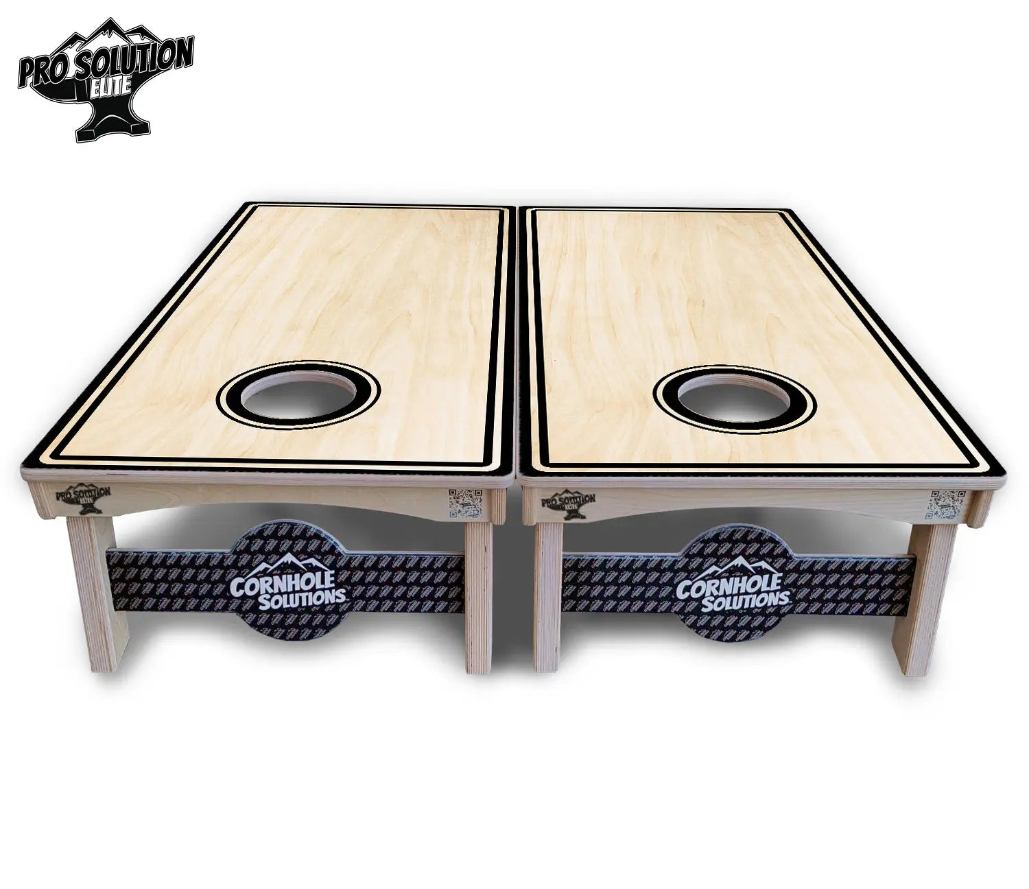 Pinstripe Cornhole Boards - Pro Solution Elite Series by Cornhole Solutions, custom cornhole board detail photo 4