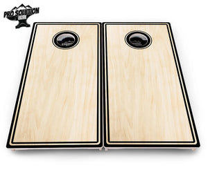 Pinstripe Cornhole Boards - Pro Solution Elite Series by Cornhole Solutions, custom cornhole board detail photo 5