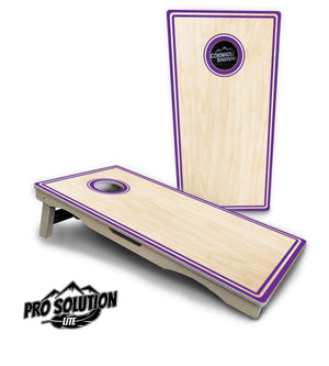 Pinstripe Cornhole Boards - Pro Solution Lite Series by Cornhole Solutions, custom cornhole board detail photo 36