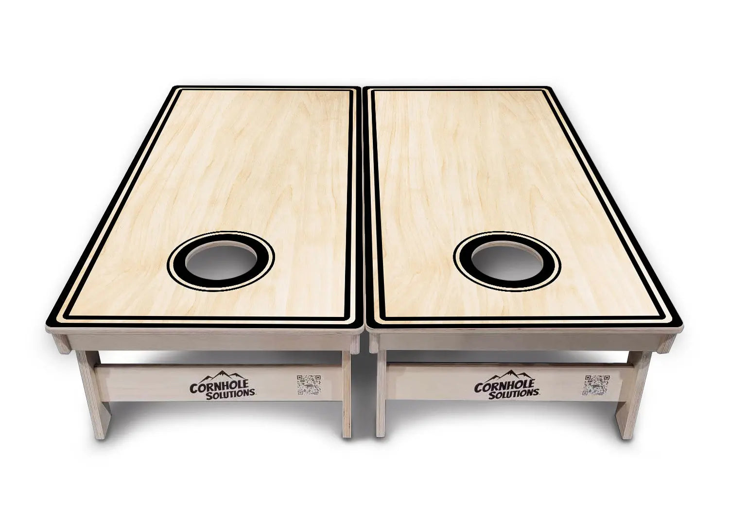 Pinstripe Cornhole Boards - Professional Tournament Series by Cornhole Solutions, custom cornhole board detail photo 4