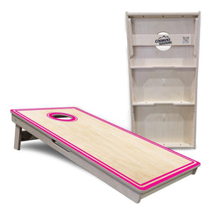 Pinstripe Cornhole Boards - Professional Tournament Series by Cornhole Solutions, custom cornhole board detail photo 23