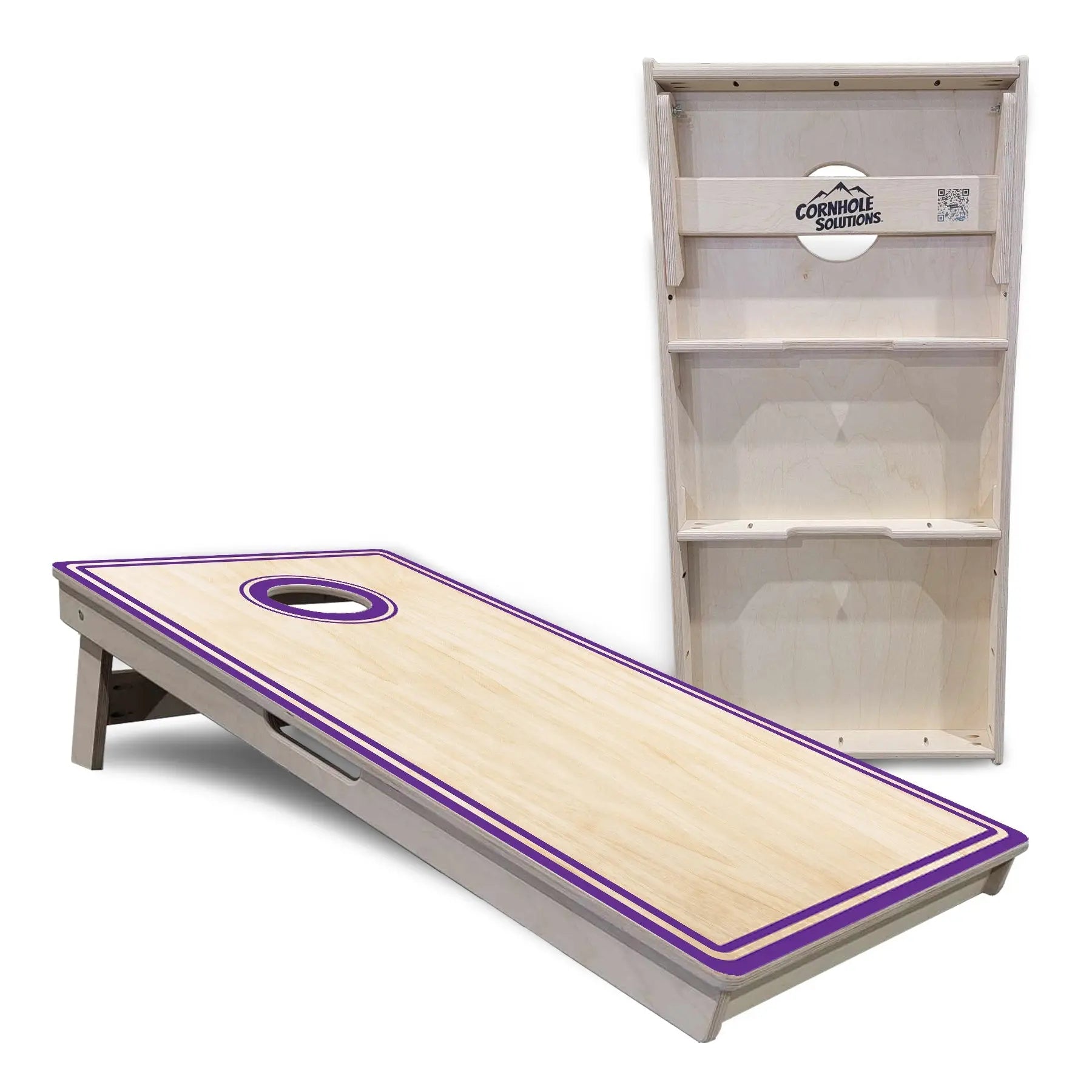 Pinstripe Cornhole Boards - Professional Tournament Series by Cornhole Solutions, custom cornhole board detail photo 27