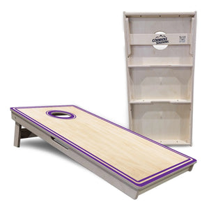 Pinstripe Cornhole Boards - Professional Tournament Series by Cornhole Solutions, custom cornhole board detail photo 27