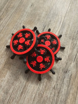 Pirate Ship Wheel Fidget Spinner – Nautical Sensory Toy | ADHD Focus Spinner for Kids by The Tween Space, 3D printed gift detail photo 2