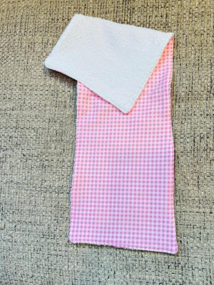 Plain Patterned Burp Cloth by East Mississippi Creations, children's boutique clothing detail photo 2